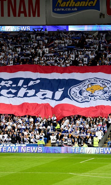 Grief-stricken Leicester wins, Man U overcomes in EPL